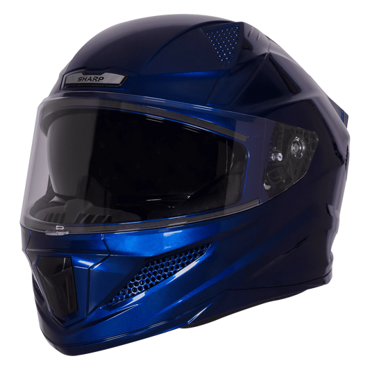 Steelbird Sbh 25 Sharp Armada Blue Full Face Helmet