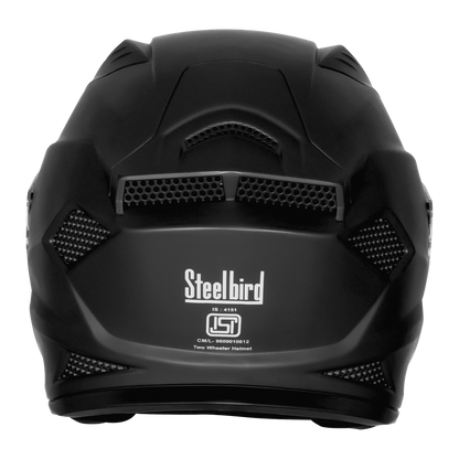 Steelbird Sbh 25 Sharp Black Full Face Helmet