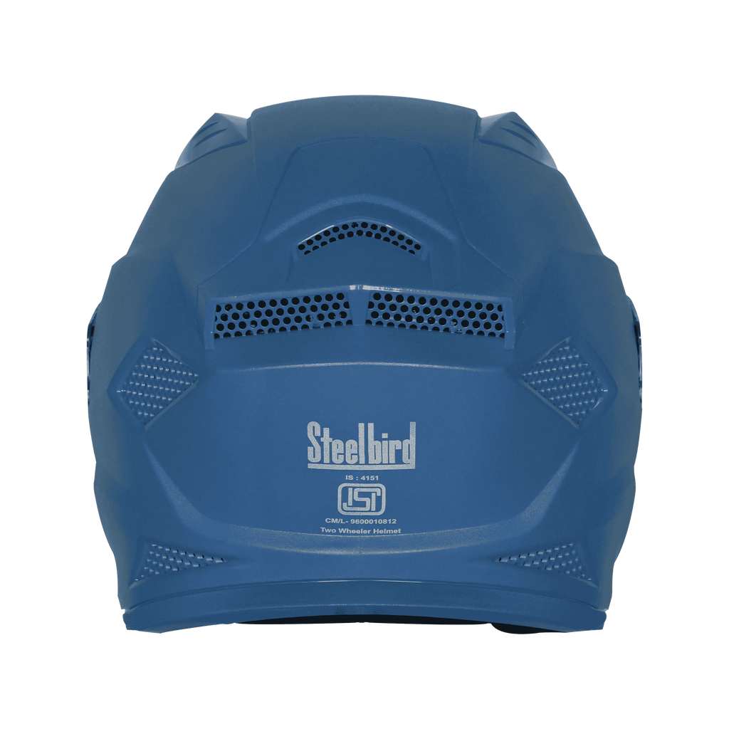 Steelbird Sbh 25 Sharp Honda Blue Full Face Helmet