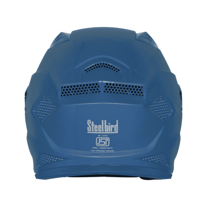 Steelbird Sbh 25 Sharp Honda Blue Full Face Helmet