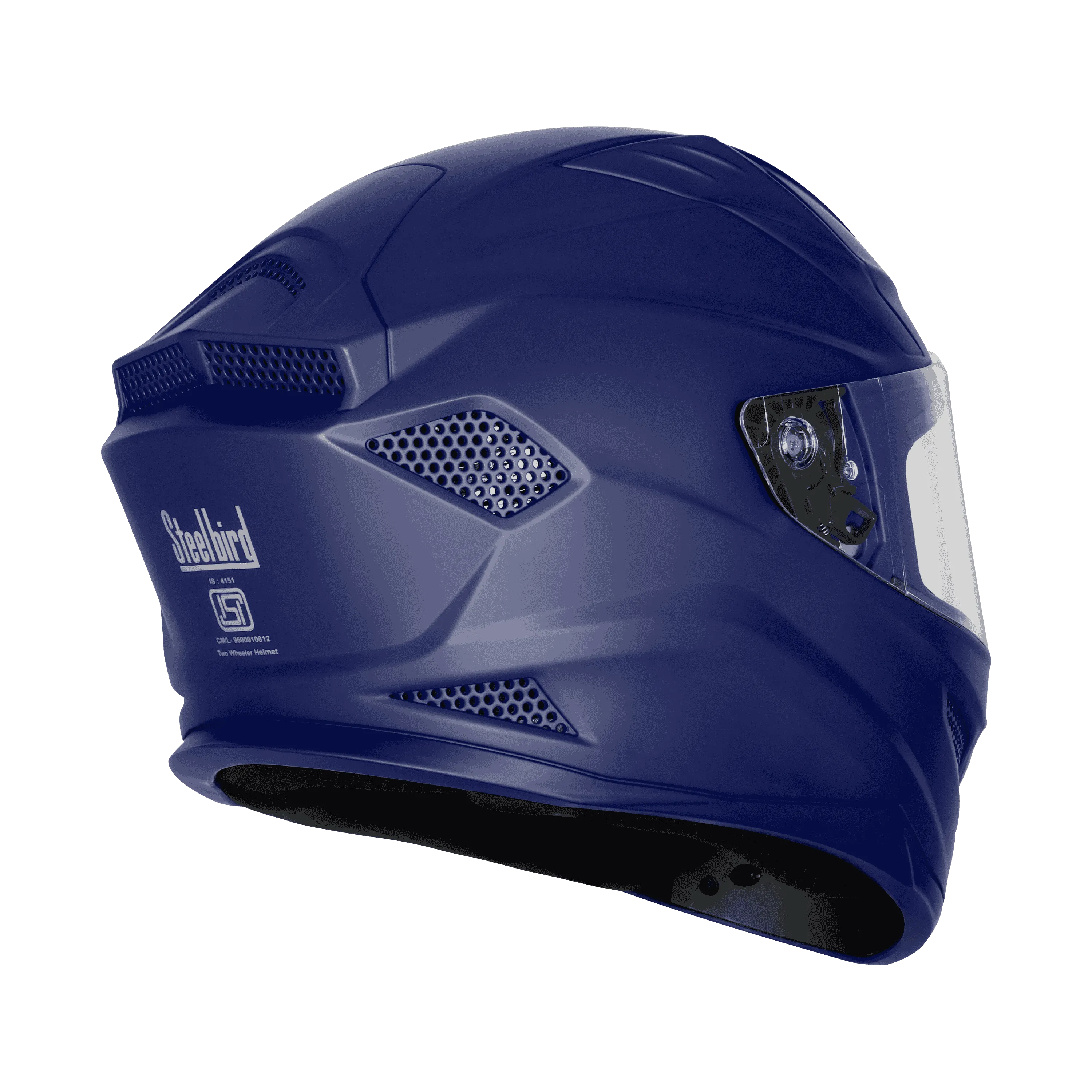 Steelbird Sbh 25 Sharp Honda Blue Full Face Helmet