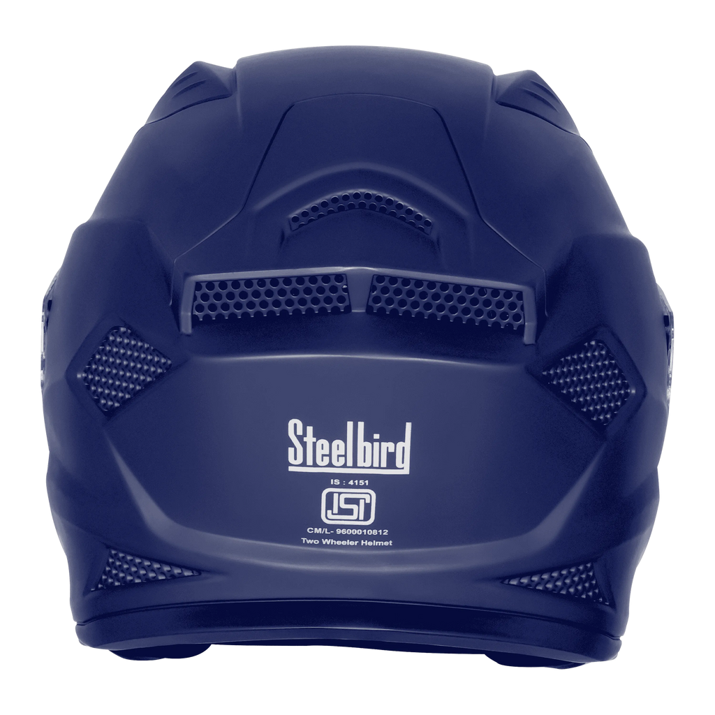 Steelbird Sbh 25 Sharp Honda Blue Full Face Helmet