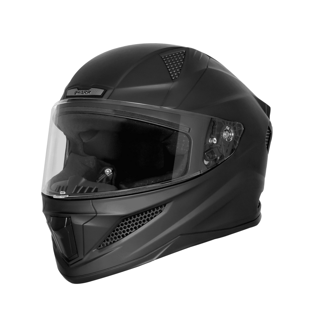 Steelbird Sbh 25 Sharp Matt Black Full Face Helmet