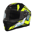STEELBIRD Sbh 25 Sharp Spiky Black Neon Full Face Helmet