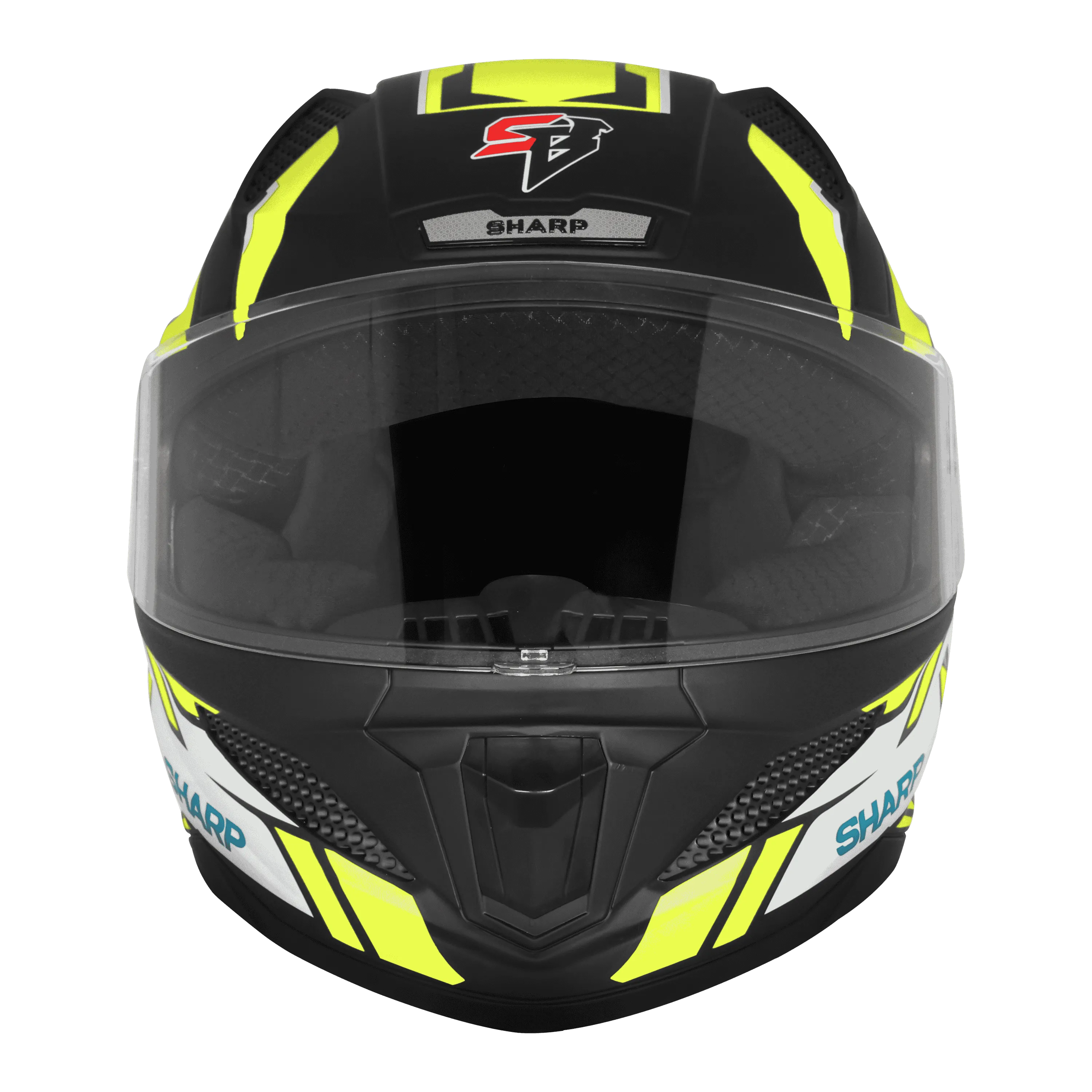 STEELBIRD Sbh 25 Sharp Spiky Black Neon Full Face Helmet