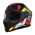 Steelbird Sbh 25 Sharp Spiky Matt Black Red Full Face Helmet