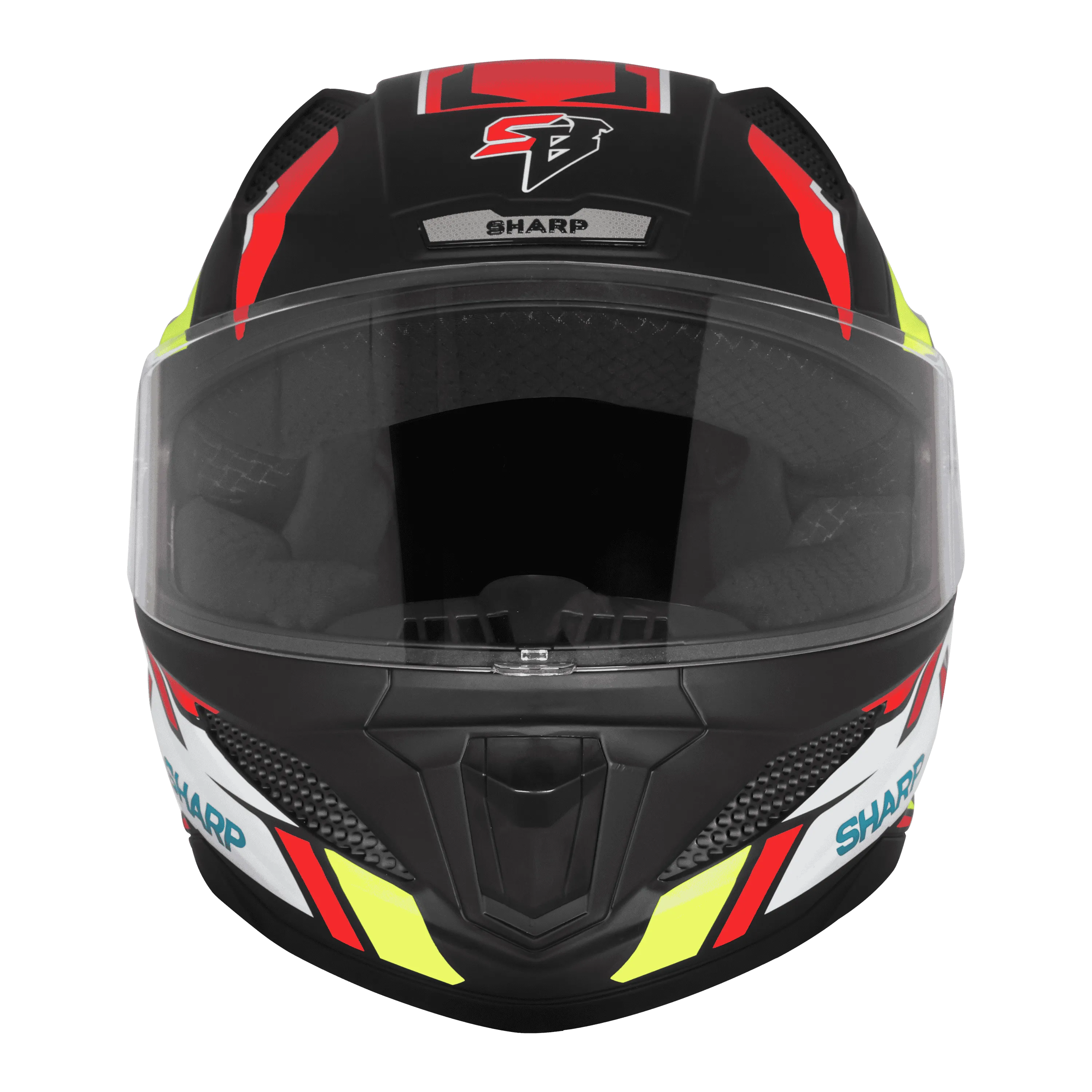 Steelbird Sbh 25 Sharp Spiky Matt Black Red Full Face Helmet