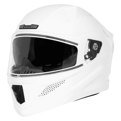 Steelbird Sbh 25 Sharp White Full Face Helmet