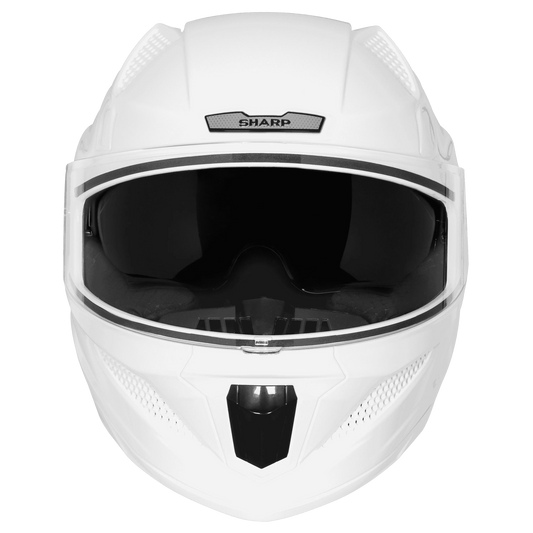 Steelbird Sbh 25 Sharp White Full Face Helmet