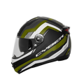 Steelbird Sbh 34 Rf Cyber Black Battle Green Full Face Helmet