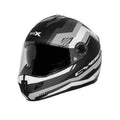 Steelbird Sbh 34 Rf Cyber Black Gray Full Face Helmet