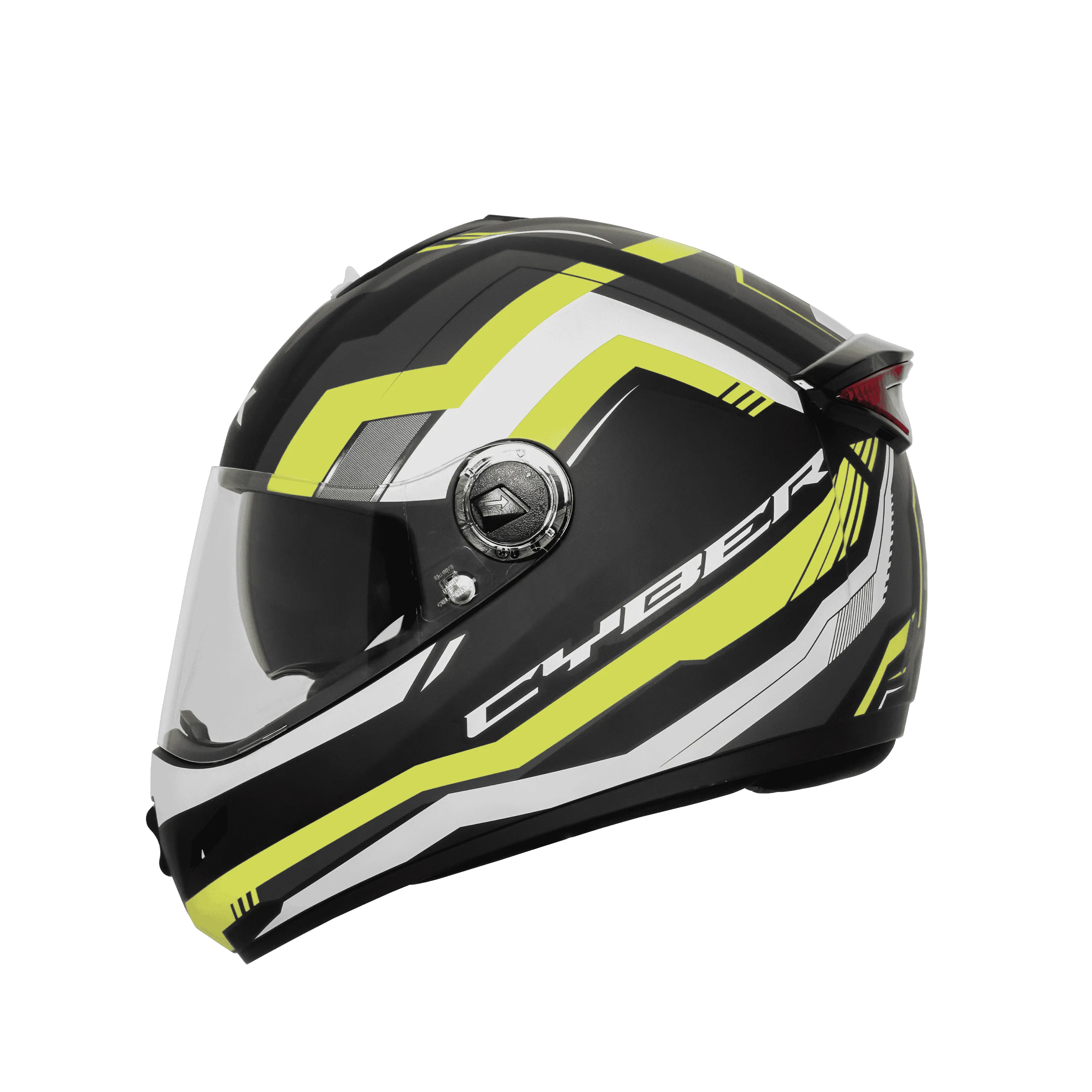 Steelbird Sbh 34 Rf Cyber Black Neon Full Face Helmet