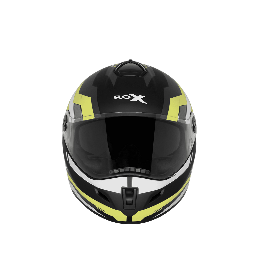 Steelbird Sbh 34 Rf Cyber Black Neon Full Face Helmet
