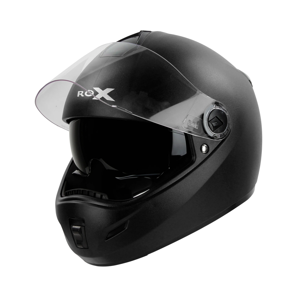 STEELBIRD Sbh 34 Rox Iss Dashing Black Full Face Helmet