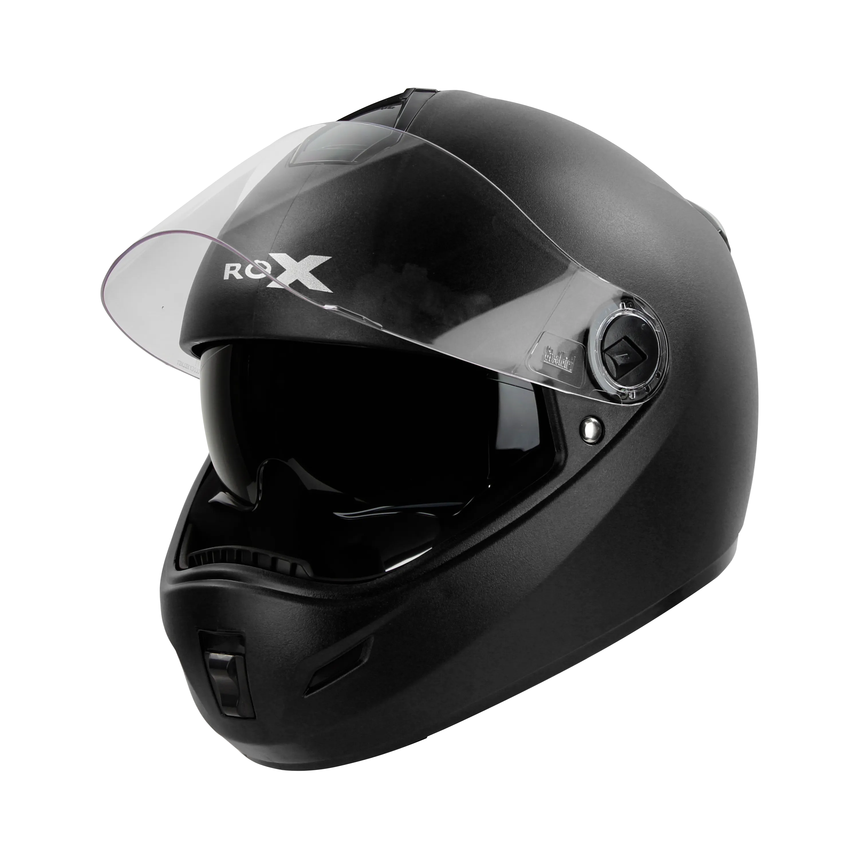 STEELBIRD Sbh 34 Rox Iss Dashing Black Full Face Helmet