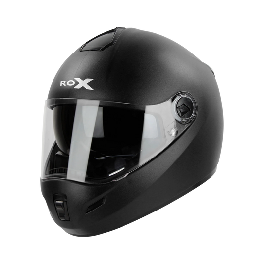 STEELBIRD Sbh 34 Rox Iss Dashing Black Full Face Helmet