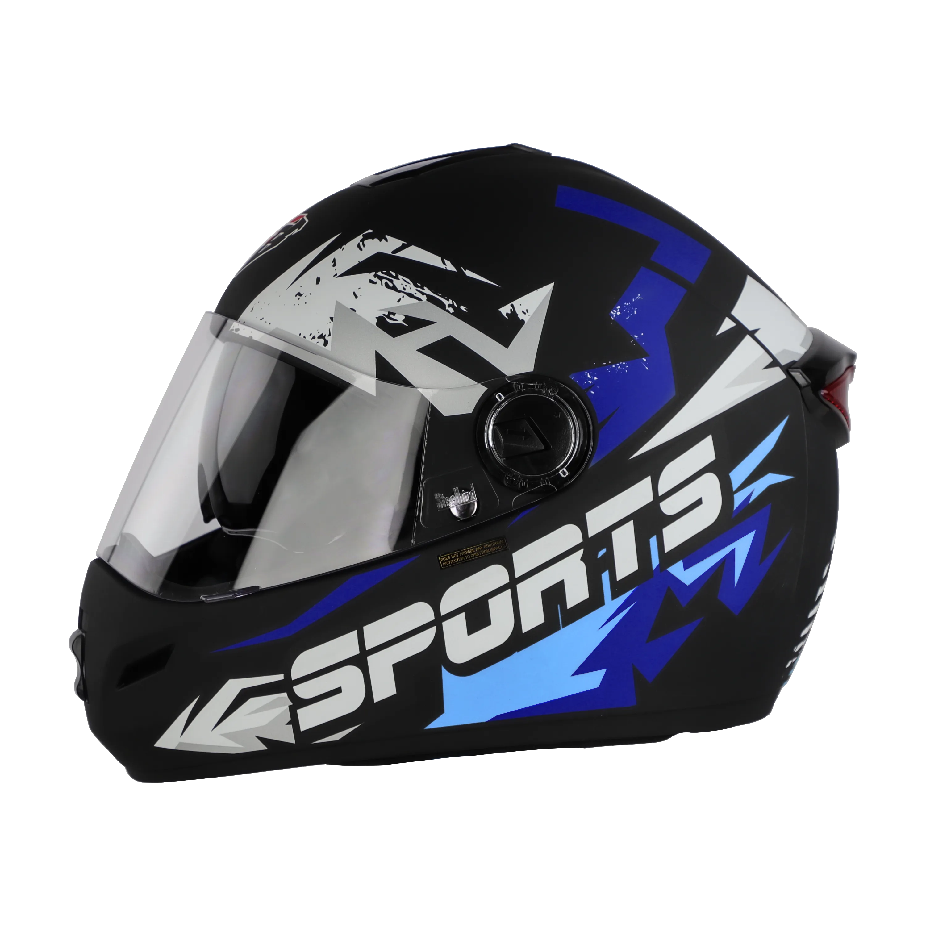 Steelbird sbh 34 Sports Black Blue Full Face Helmet
