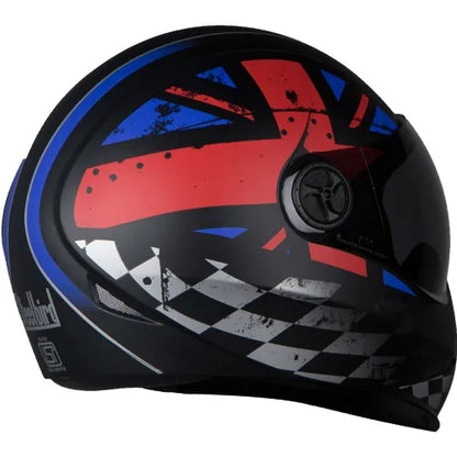Steelbird Sbh 50 Adonis Black Red Full Face Helmet
