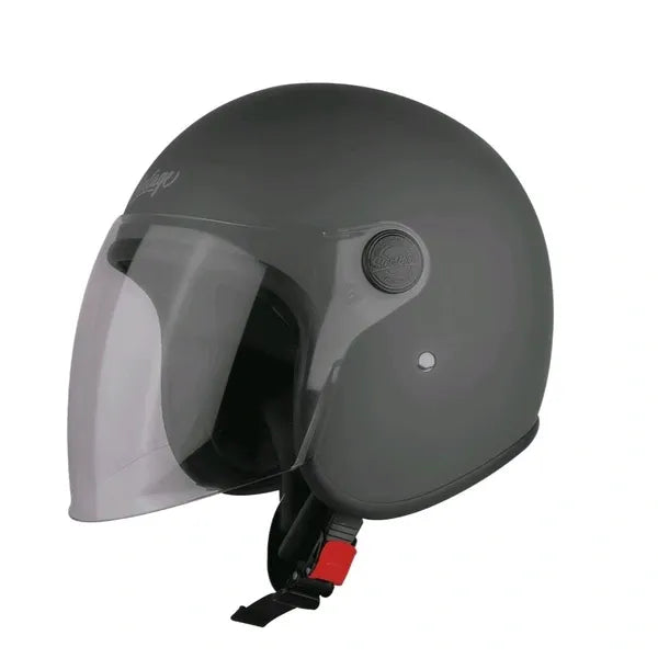 Steelbird Sbh 56 Vintage Honda Gray Half Face Helmet