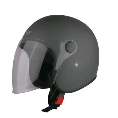 Steelbird Sbh 56 Vintage Honda Gray Half Face Helmet