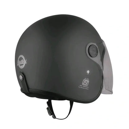 Steelbird Sbh 56 Vintage Honda Gray Half Face Helmet