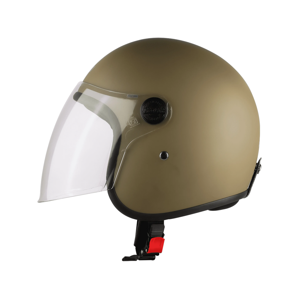 Steelbird Sbh 56 Vintage Matt Desert Strom Half Face Helmet