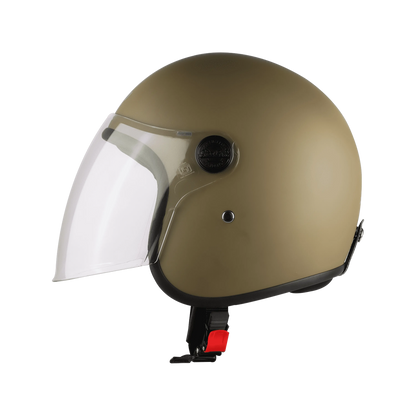 Steelbird Sbh 56 Vintage Matt Desert Strom Half Face Helmet