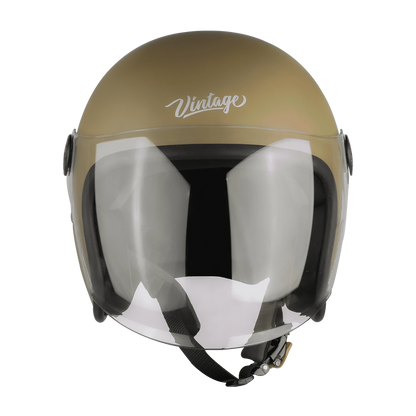 Steelbird Sbh 56 Vintage Matt Desert Strom Half Face Helmet