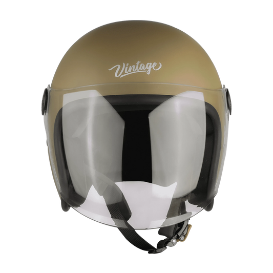 Steelbird Sbh 56 Vintage Matt Desert Strom Half Face Helmet