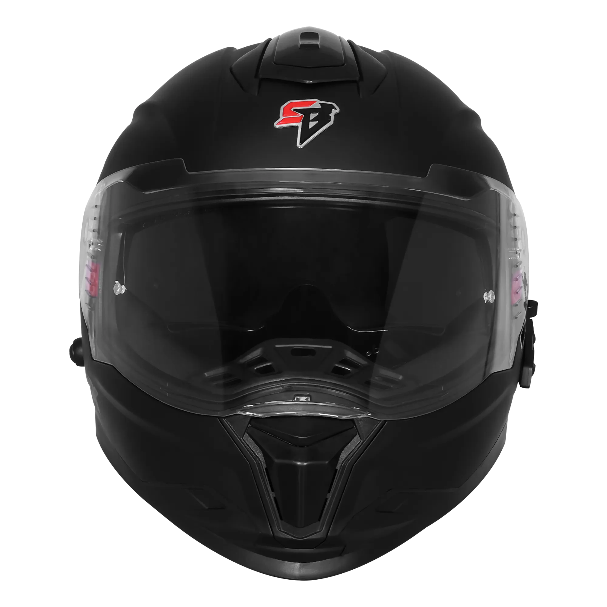 Steelbird Sbh 57 Bt Fighter Bass X Black Full Face Helmet