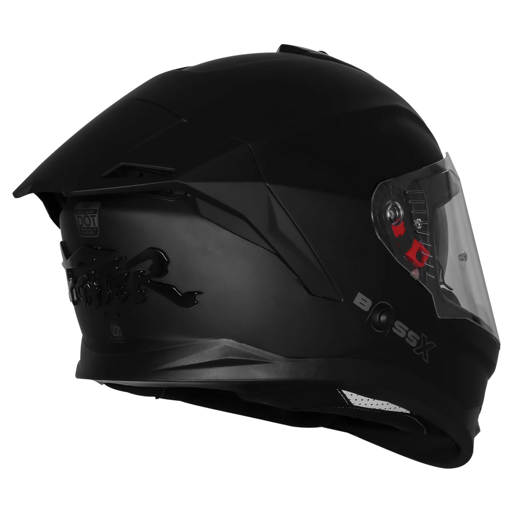 Steelbird Sbh 57 Bt Fighter Bass X Black Full Face Helmet