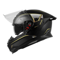 Steelbird Sbh 57 F1 Matt Black Neon Full Face Helmet