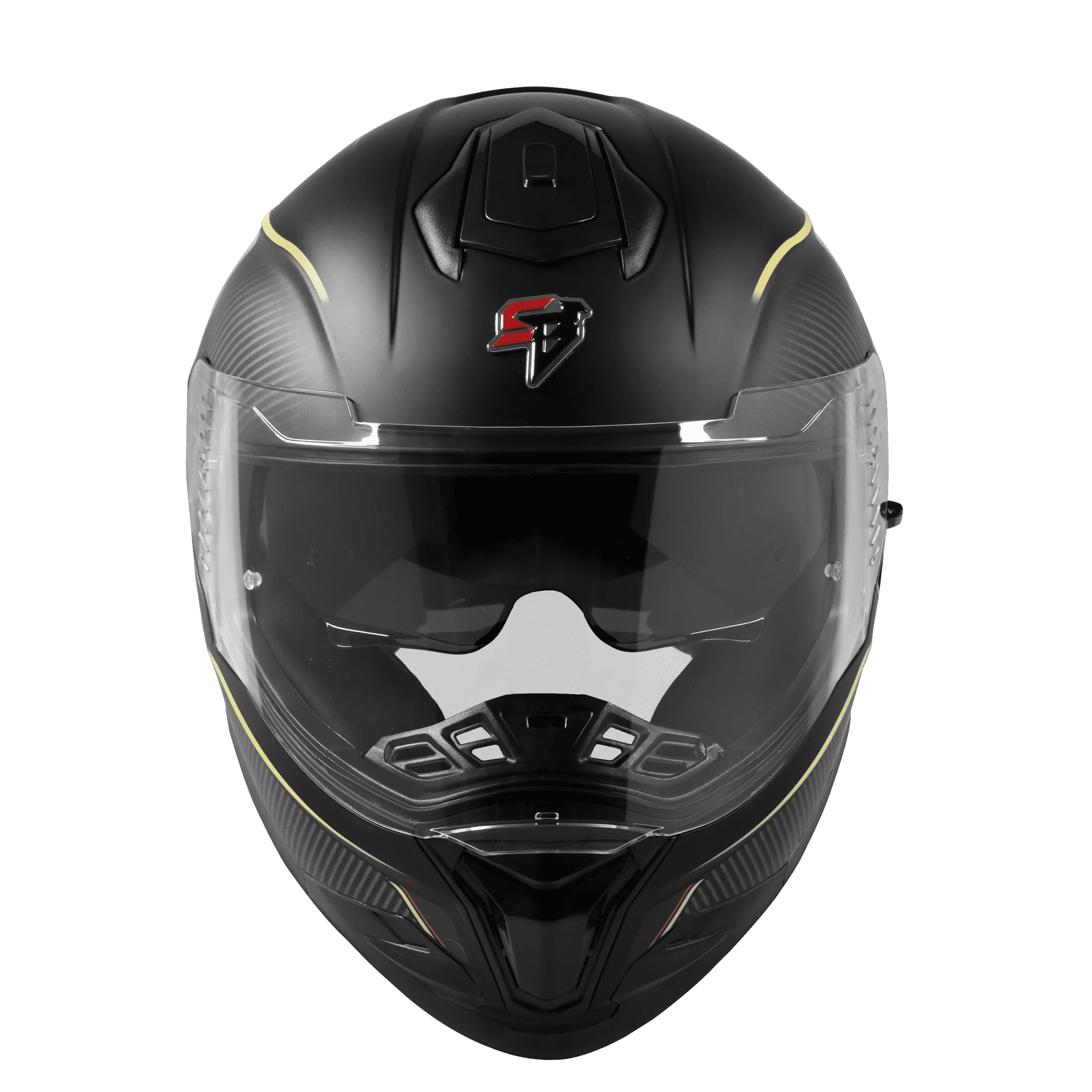 Steelbird Sbh 57 F1 Matt Black Neon Full Face Helmet