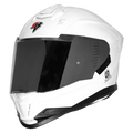 Steelbird Sbh 57 Fighter F11 White Red Full Face Helmet