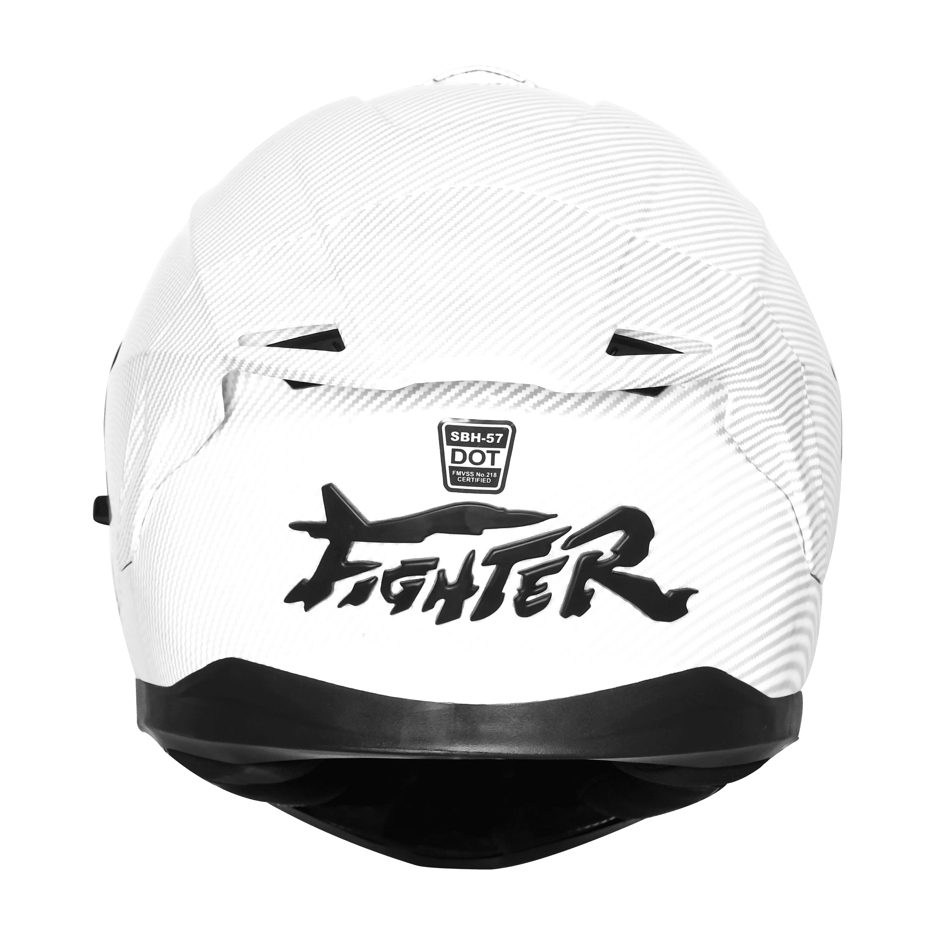 Steelbird Sbh 57 Fighter F11 White Red Full Face Helmet