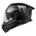 Steelbird Sbh 57 Fighter F1 Matt Black White Full Face Helmet