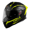 Steelbird Sbh 57 Fighter F2 Matt Black Neon Full Face Helmet