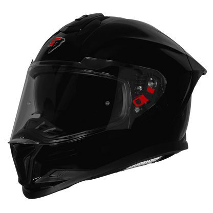 STEELBIRD Sbh 57 Fighter F5 Glossy Black Full Face Helmet