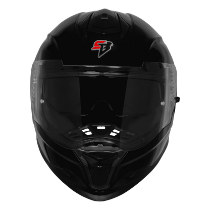 STEELBIRD Sbh 57 Fighter F5 Glossy Black Full Face Helmet