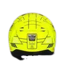 STEELBIRD Sbh 57 Fighter F6 Neon Black Full Face Helmet