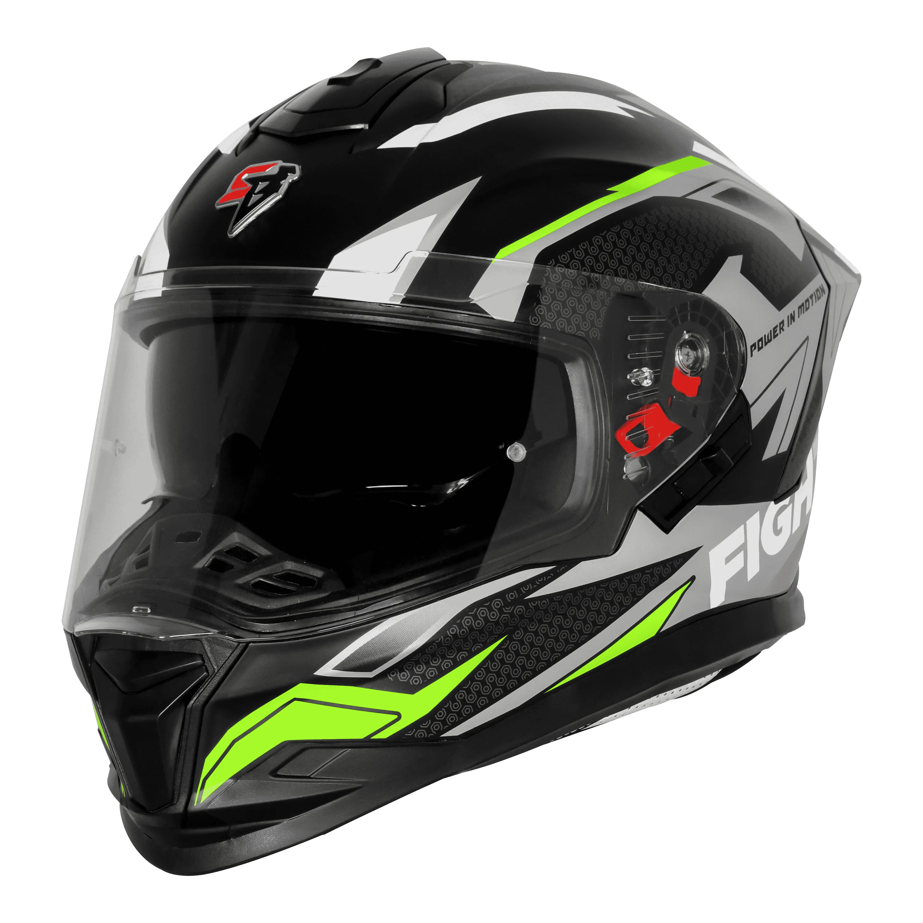 Steelbird Sbh 57 Fighter F7 Matt Black Gray Full face Helmet