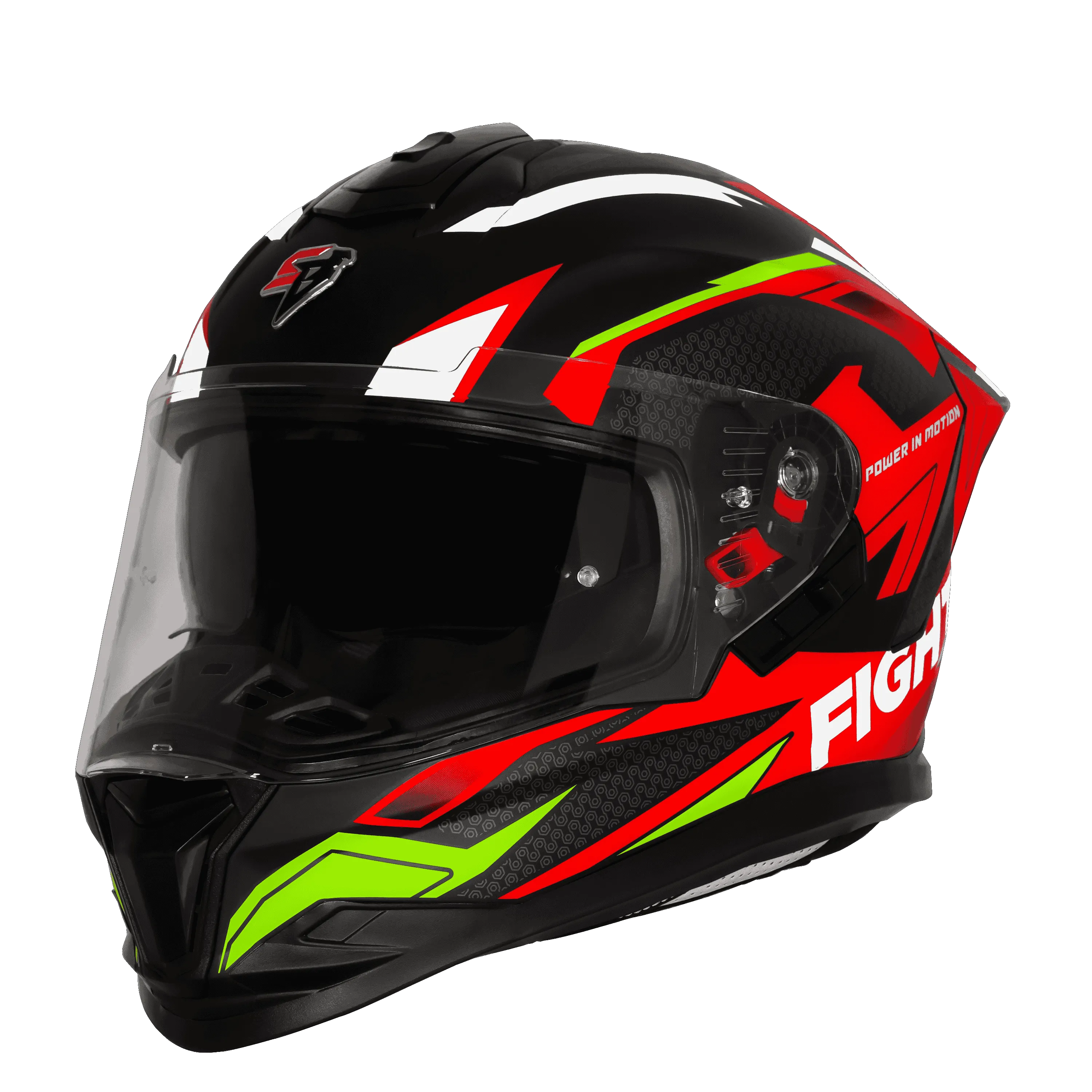 Steelbird Sbh 57 Fighter F7 Matt Black Red Full Face Helmet