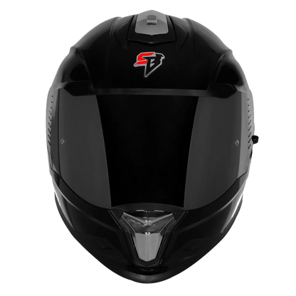 Steelbird Sbh 57 Fighter F9 Black Full Face Helmet