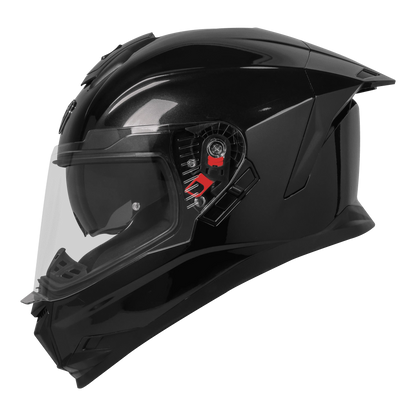 Steelbird Sbh 57 Fighter Matt Black Full Face Helmet