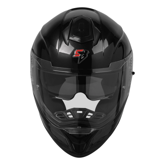 Steelbird Sbh 57 Fighter Matt Black Full Face Helmet