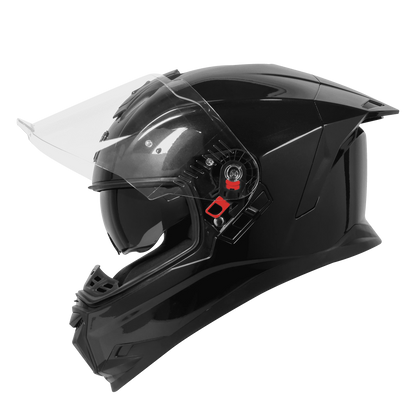 Steelbird Sbh 57 Fighter Matt Black Full Face Helmet
