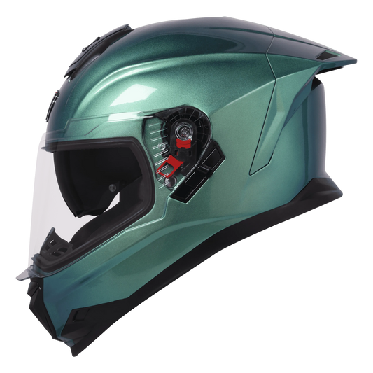 Steelbird Sbh 57 Fighter Winter Green Full Face Helmet