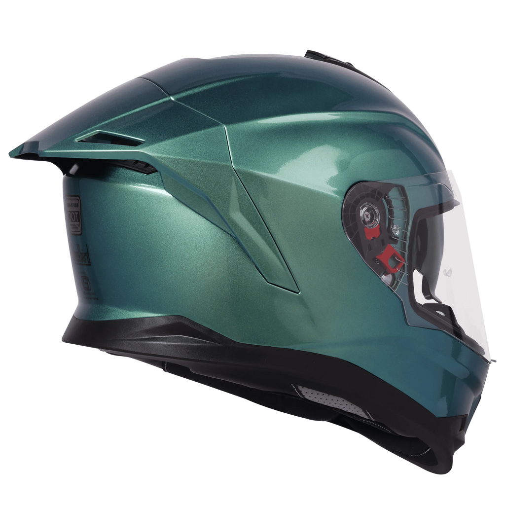 Steelbird Sbh 57 Fighter Winter Green Full Face Helmet
