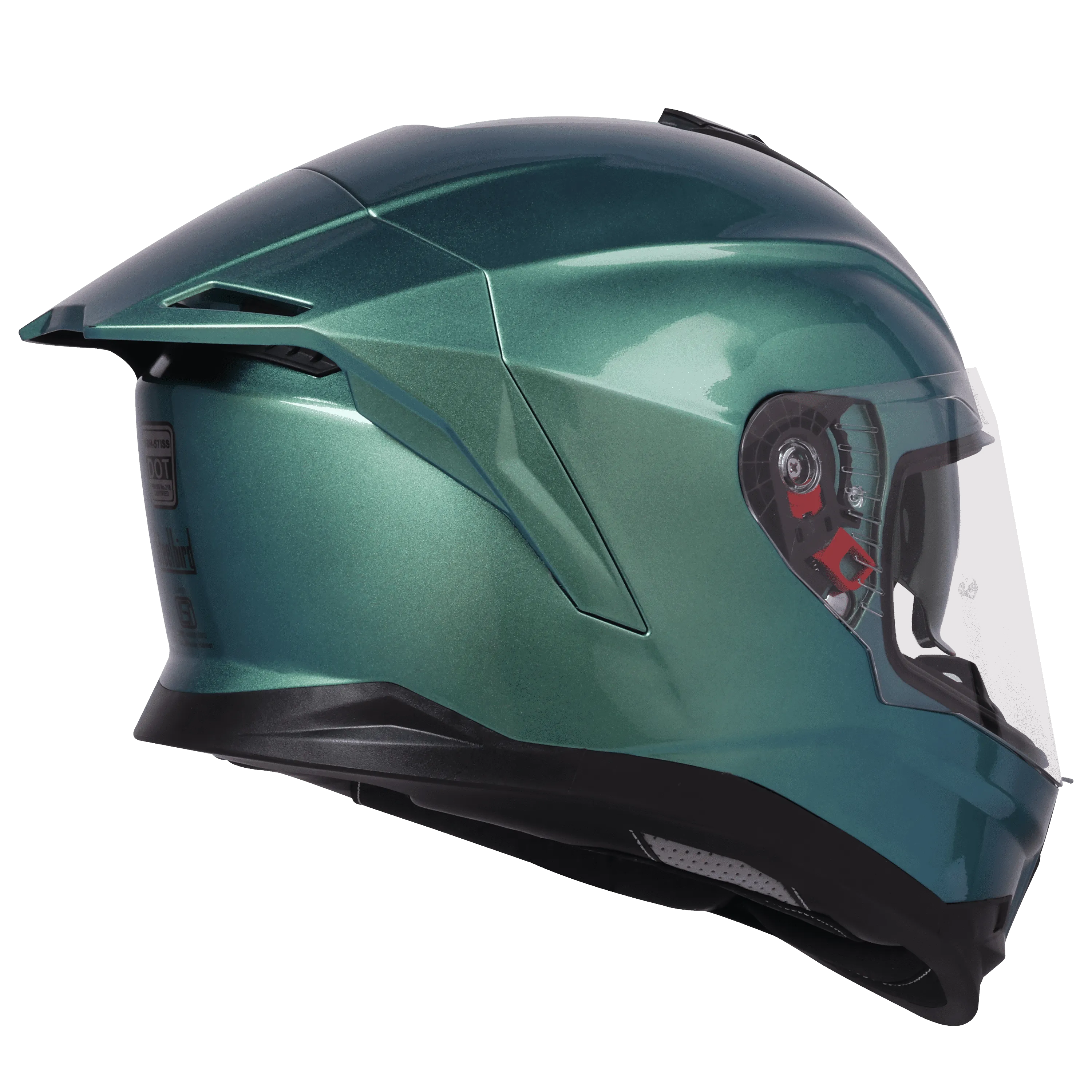 Steelbird Sbh 57 Fighter Winter Green Full Face Helmet