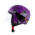 Steelbird Sbh 5 Astronaut Glossy Violet Half Face Helmet